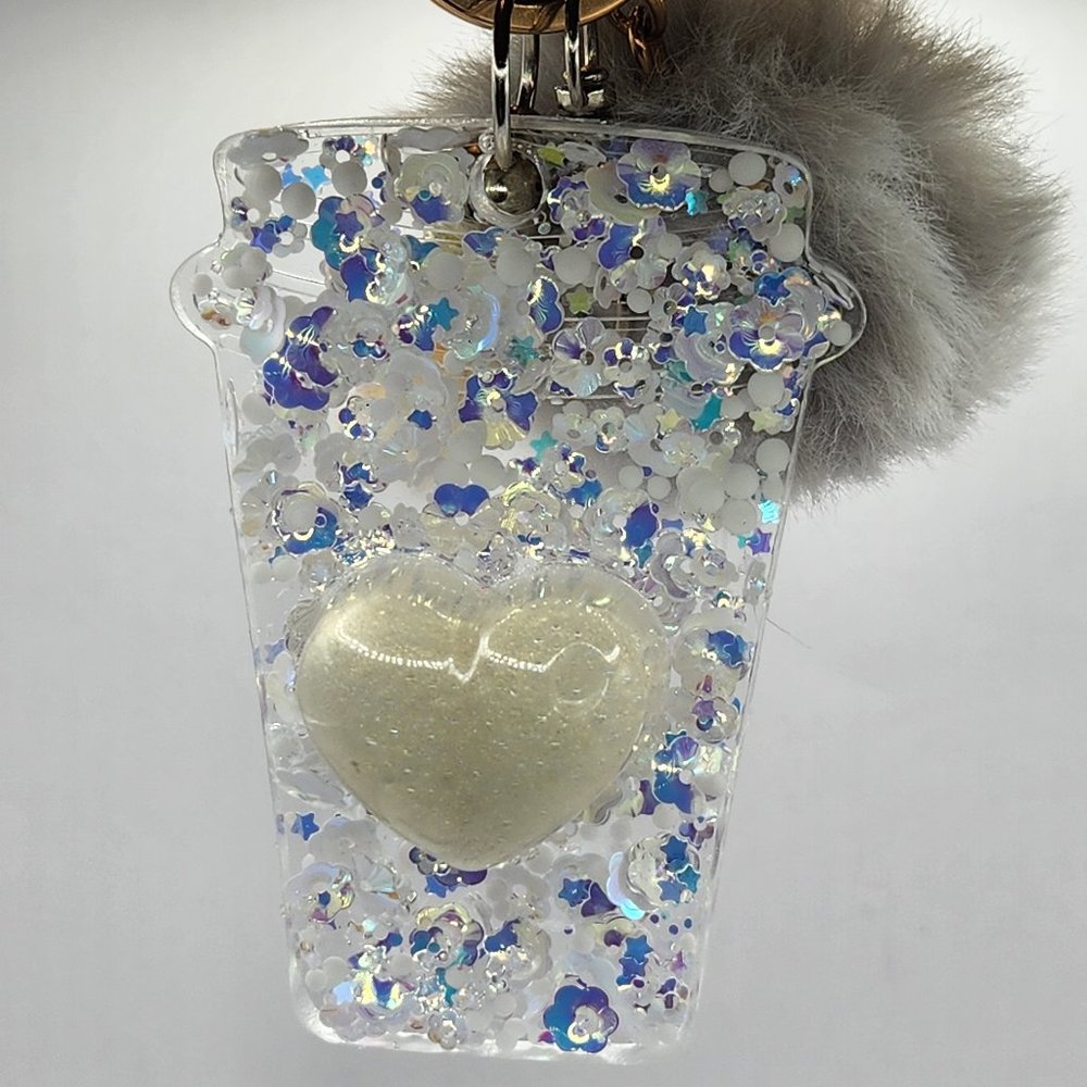 🔥NEW Large Coffee Cup Resin Bag Charm